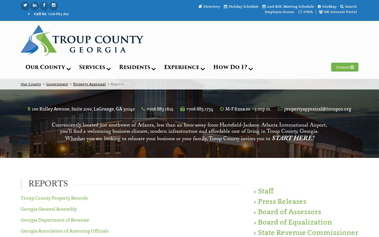 Troup property appraisal route used to verify owners near LaGrange neighbors