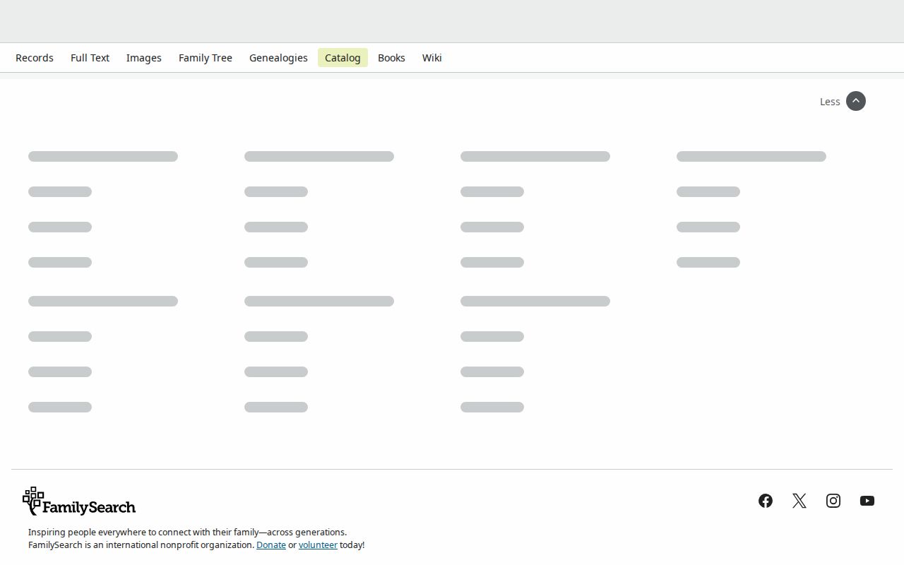 FamilySearch catalog for Troup County deed books used to trace LaGrange previous residents